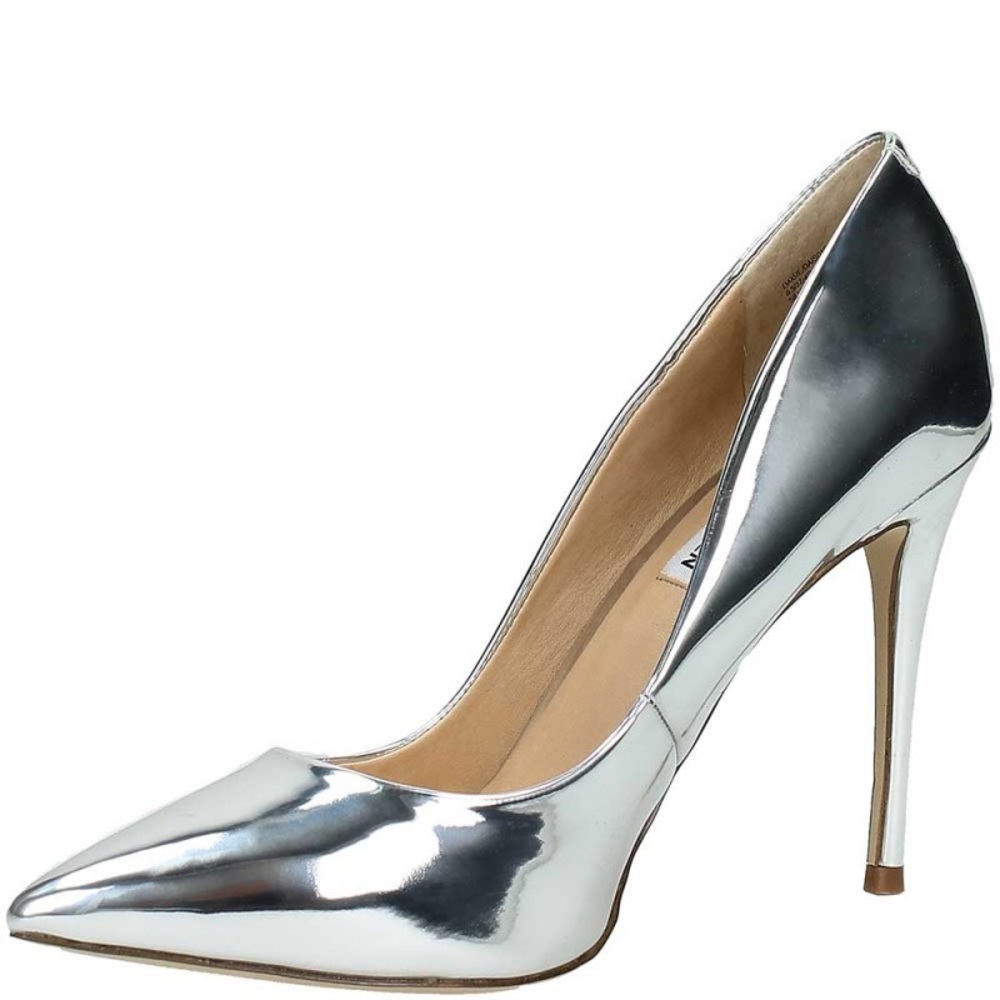 Steve Madden Daisie metallic pointed toe pumps